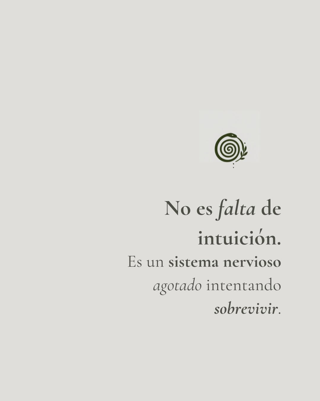 Te hace sentido? 

Sistema nervioso y espiritualidad 🫂 
~•~
#autocuidado #espiritualidad #autoconocimientoybienestar #sistemanervioso #bienestaremocional