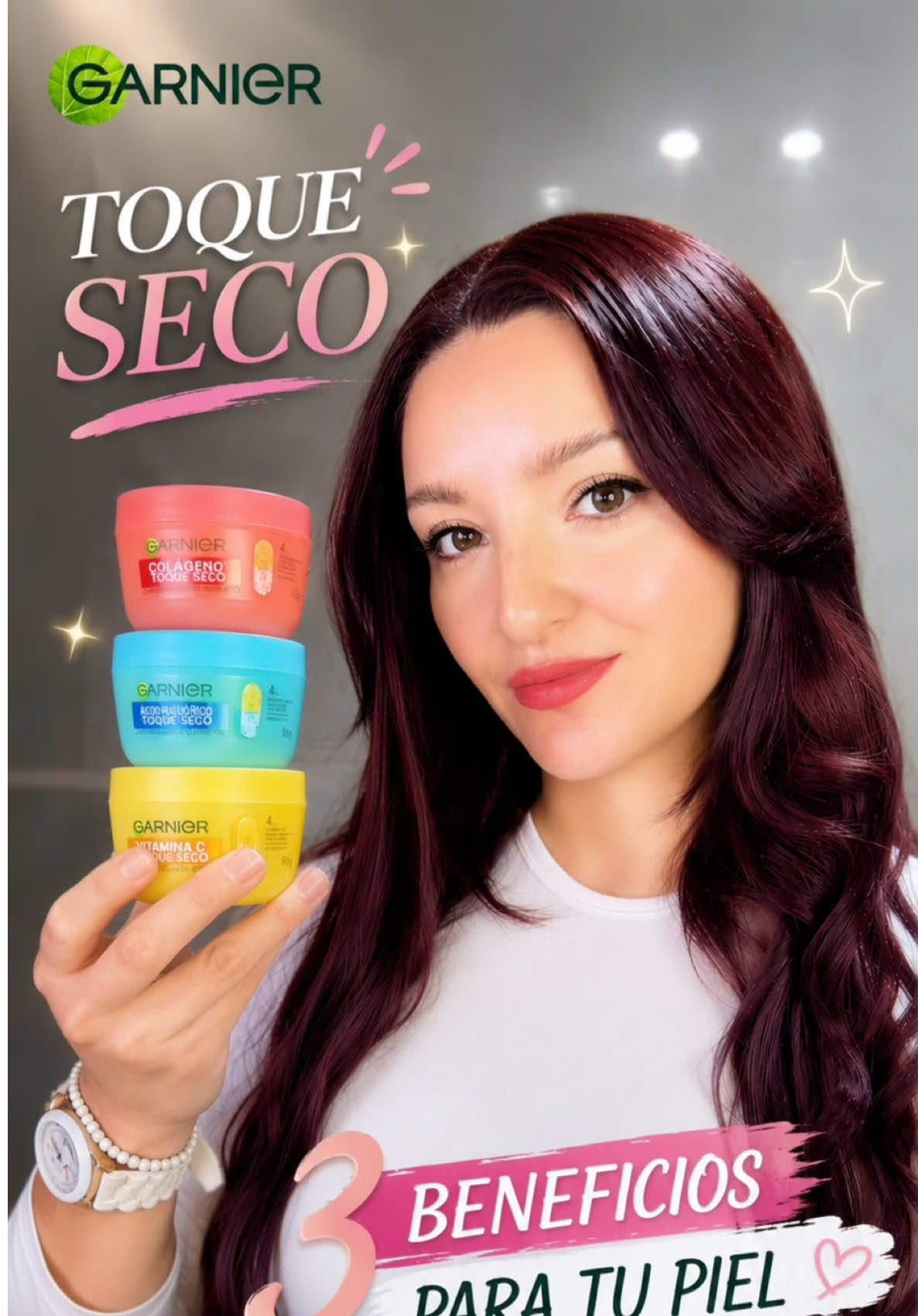 QUE TEAM TOQUE SECO DE GARNIER ERES? 🩷💛🩵@GARNIER @GARNIER OFFICIAL @provogram #Skincare #Garnier