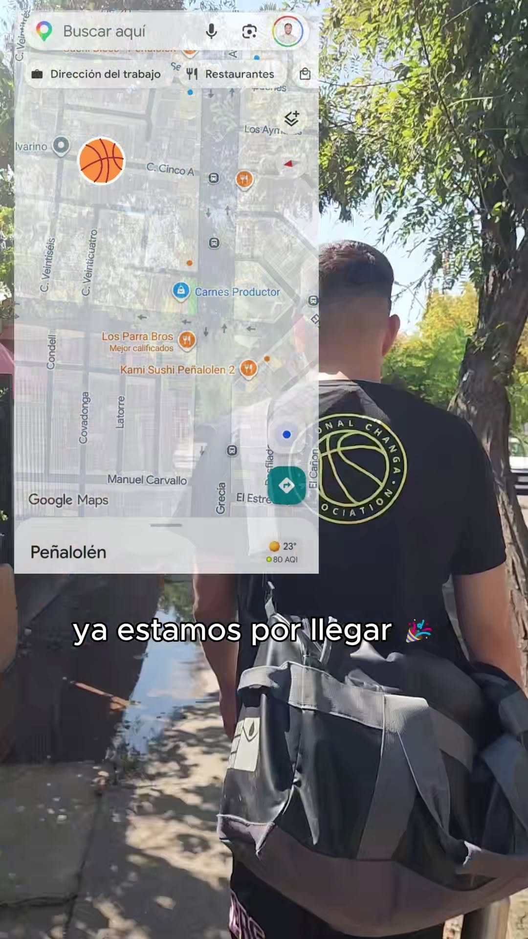 ¿Te consideras fan del basket?
En Calle 5A 1569, Peñalolén, se vive el campeonato más competitivo del sector oriente:
Ambiente, energía y puro show.
Trae a tu crew, tu camiseta favorita y ven a gritar